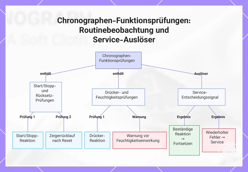 Chronographen-Funktionsprüfungen: Routinebeobachtung und Service-Auslöser