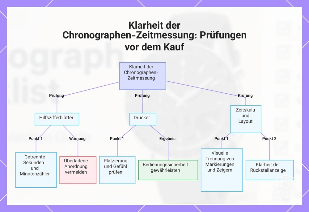Klarheit der Chronographen-Zeitmessung: Prüfungen vor dem Kauf