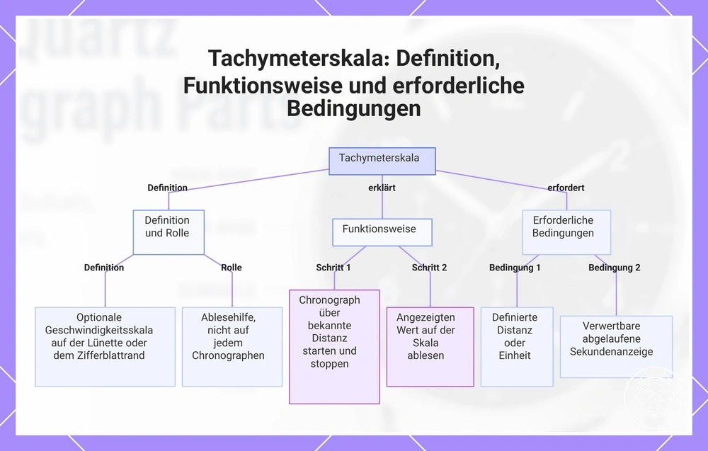 Tachymeterskala: Definition, Funktionsweise und erforderliche Bedingungen