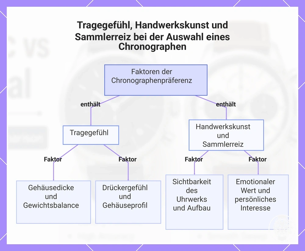 Tragegefühl, Handwerkskunst und Sammlerreiz bei der Auswahl eines Chronographen