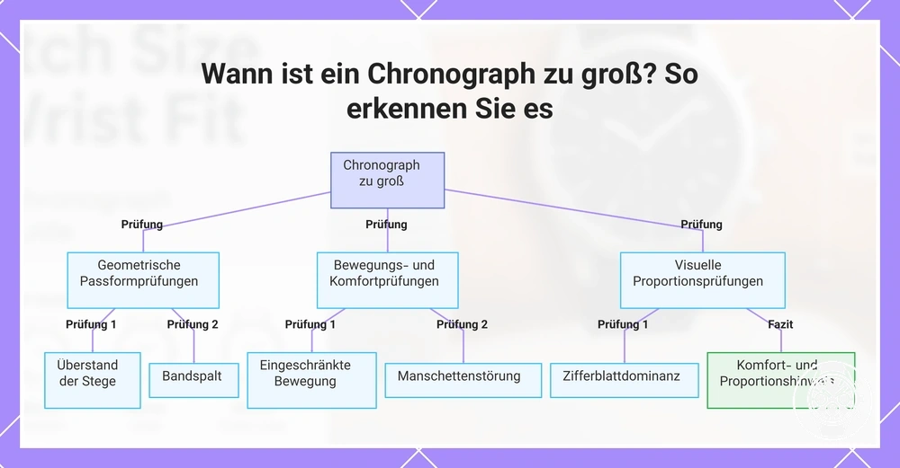 Wann ist ein Chronograph zu groß? So erkennen Sie es