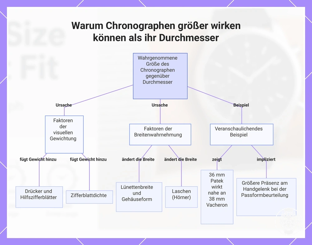 Warum Chronographen größer wirken können als ihr Durchmesser