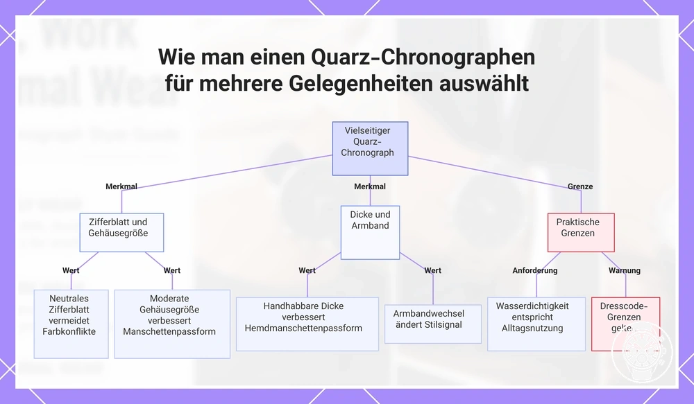 Wie man einen Quarz-Chronographen für mehrere Gelegenheiten auswählt