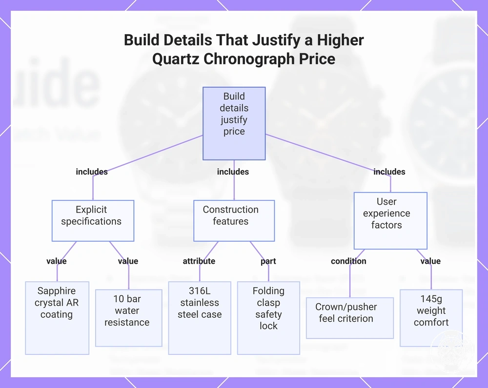Build Details That Justify a Higher Quartz Chronograph Price