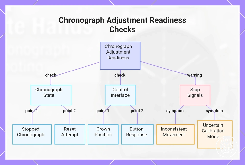 Chronograph Adjustment Readiness Checks