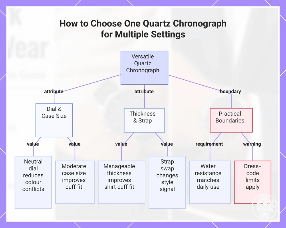 How to Choose One Quartz Chronograph for Multiple Settings