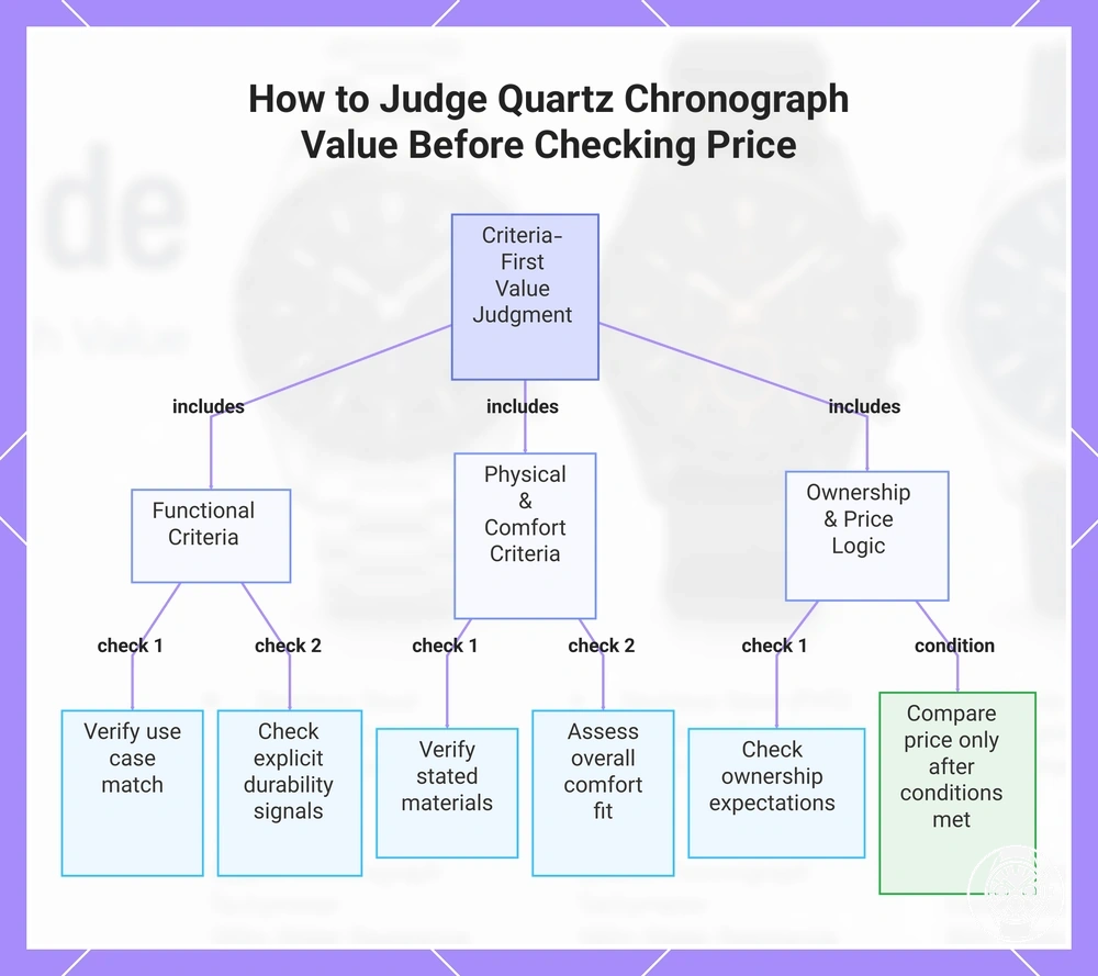 How to Judge Quartz Chronograph Value Before Checking Price