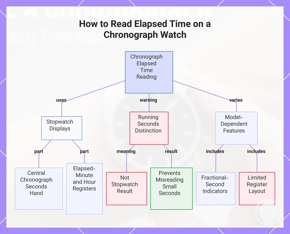 How to Read Elapsed Time on a Chronograph Watch