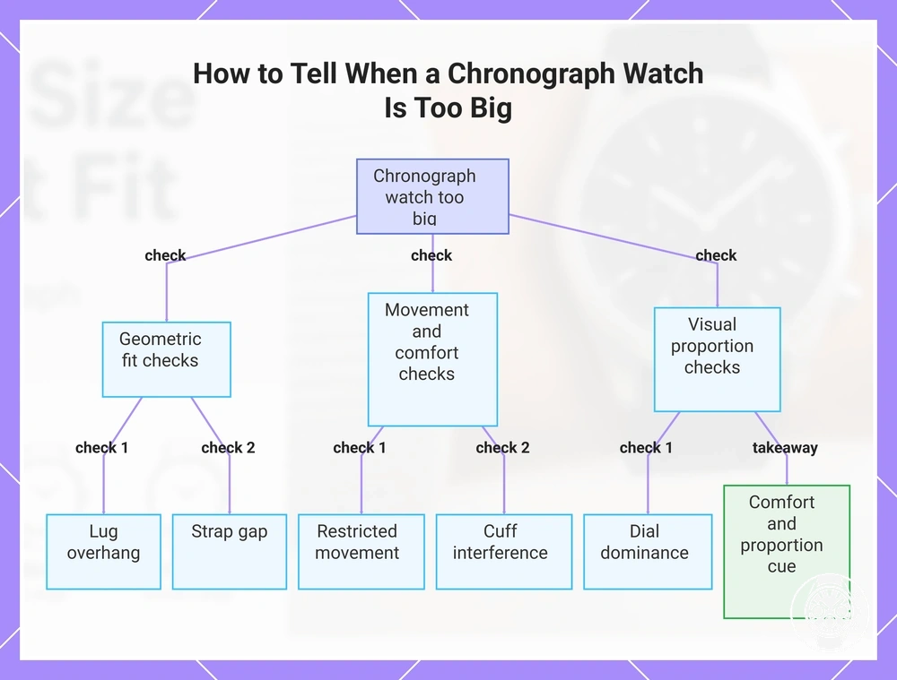 How to Tell When a Chronograph Watch Is Too Big
