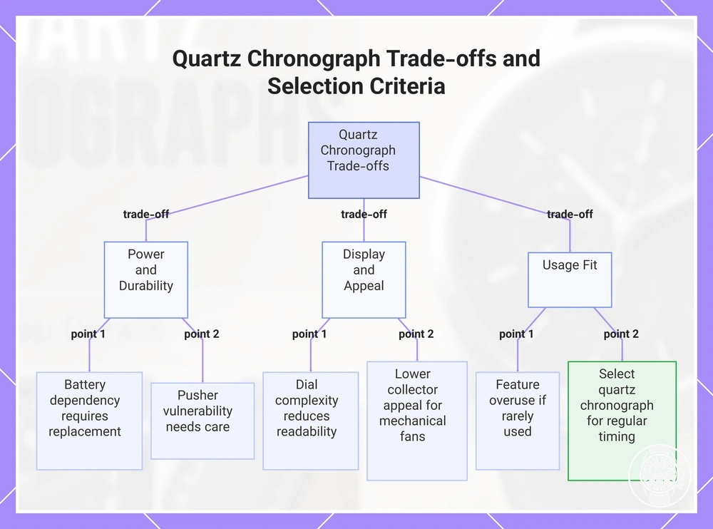 Quartz Chronograph Trade-offs and Selection Criteria