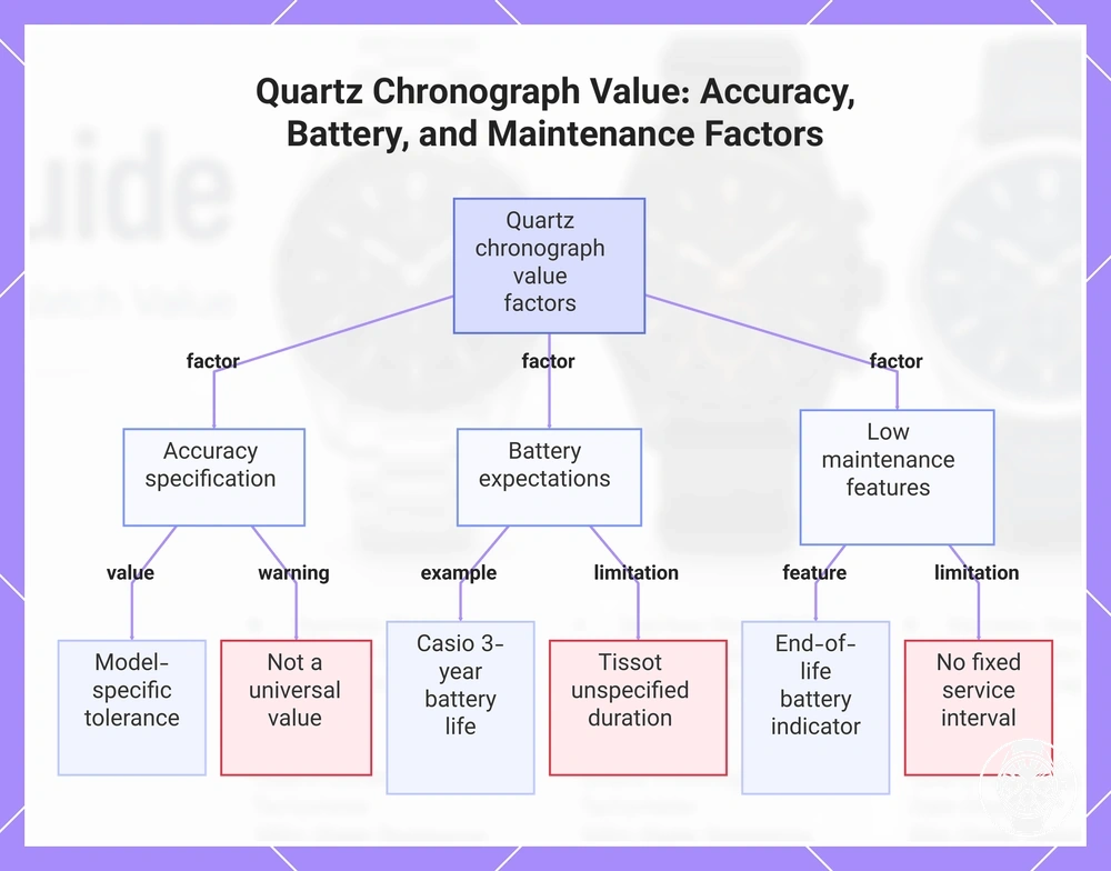 Quartz Chronograph Value: Accuracy, Battery, and Maintenance Factors
