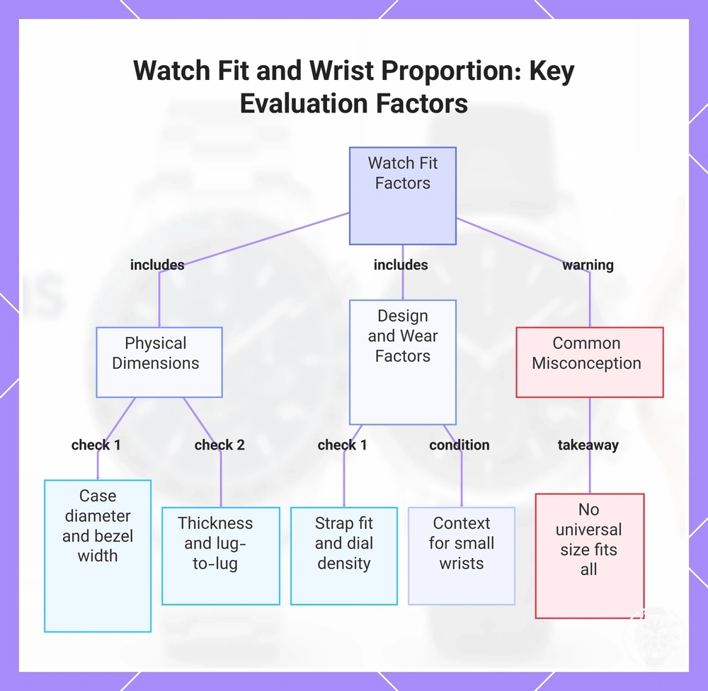 Watch Fit and Wrist Proportion: Key Evaluation Factors