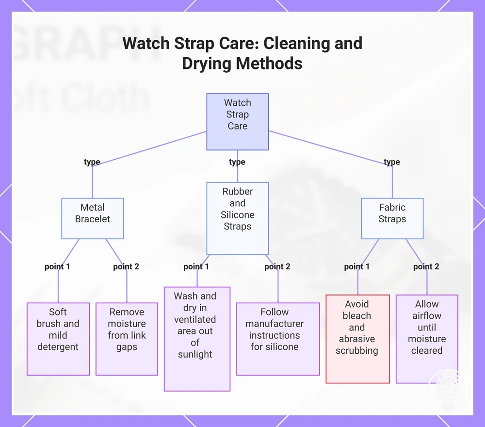 Watch Strap Care: Cleaning and Drying Methods