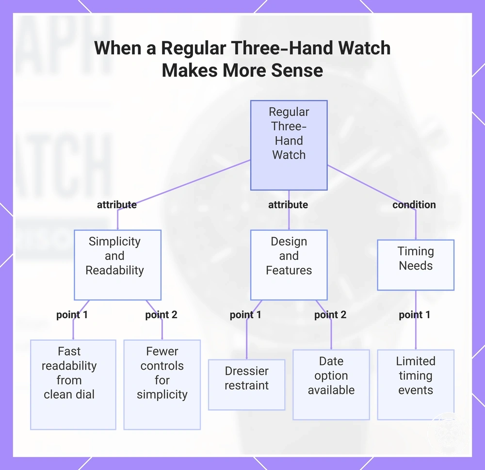 When a Regular Three-Hand Watch Makes More Sense
