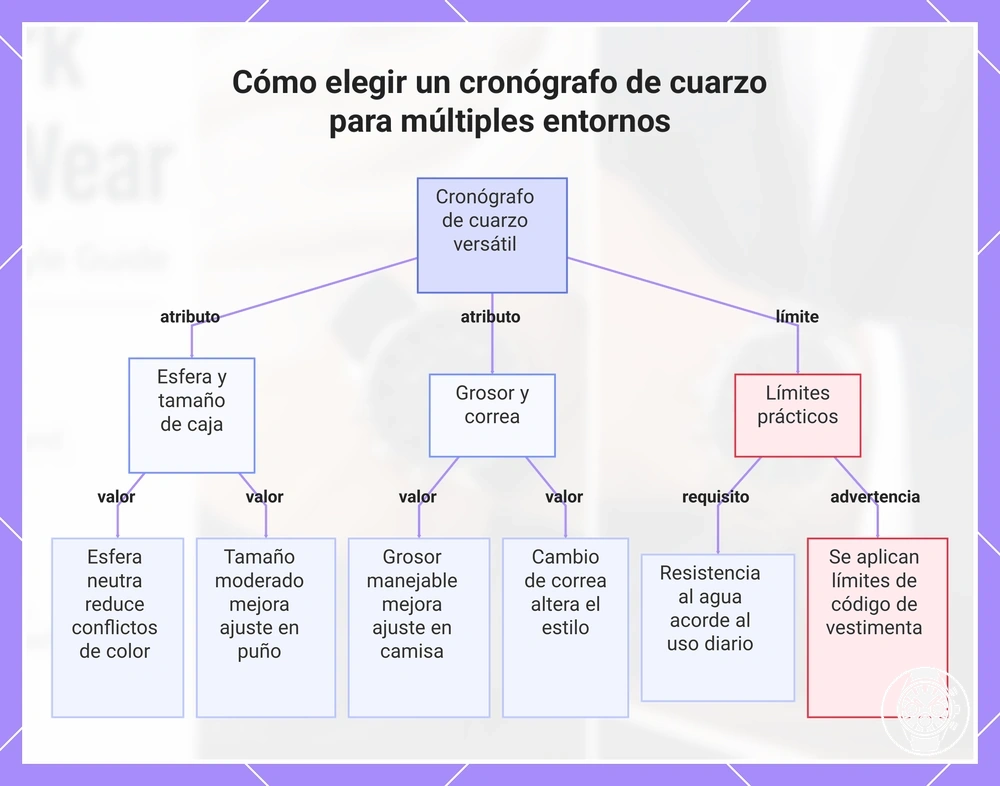 Cómo elegir un cronógrafo de cuarzo para múltiples entornos
