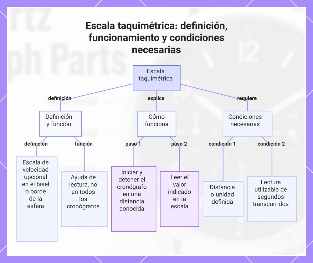 Escala taquimétrica: definición, funcionamiento y condiciones necesarias