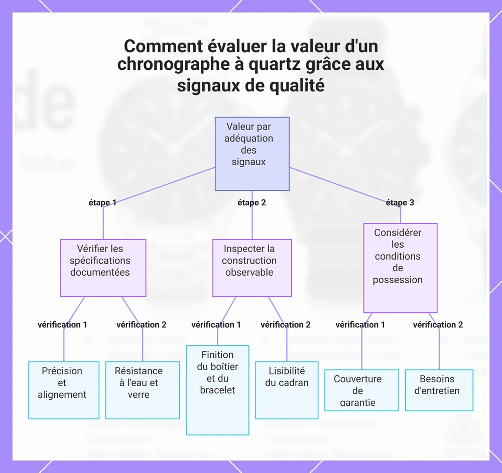 Comment évaluer la valeur d'un chronographe à quartz grâce aux signaux de qualité