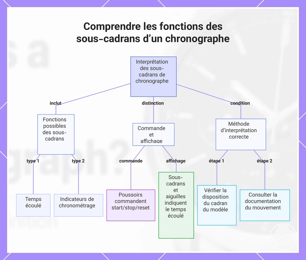 Comprendre les fonctions des sous-cadrans d’un chronographe