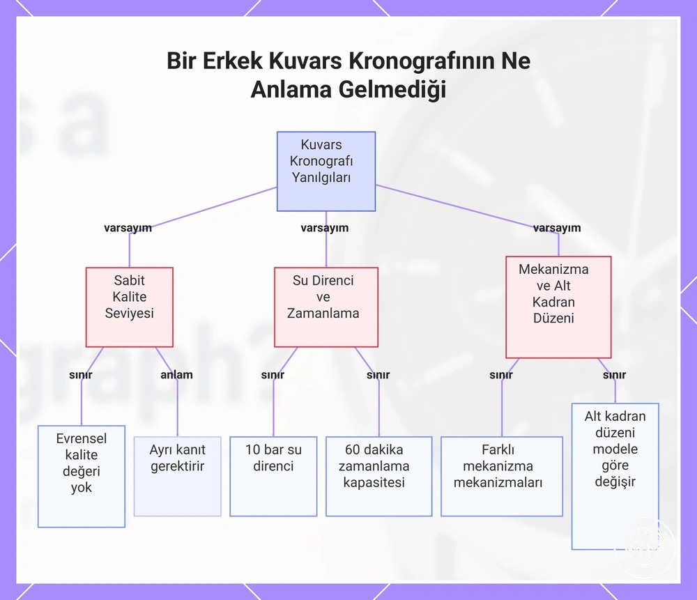Bir Erkek Kuvars Kronografının Ne Anlama Gelmediği