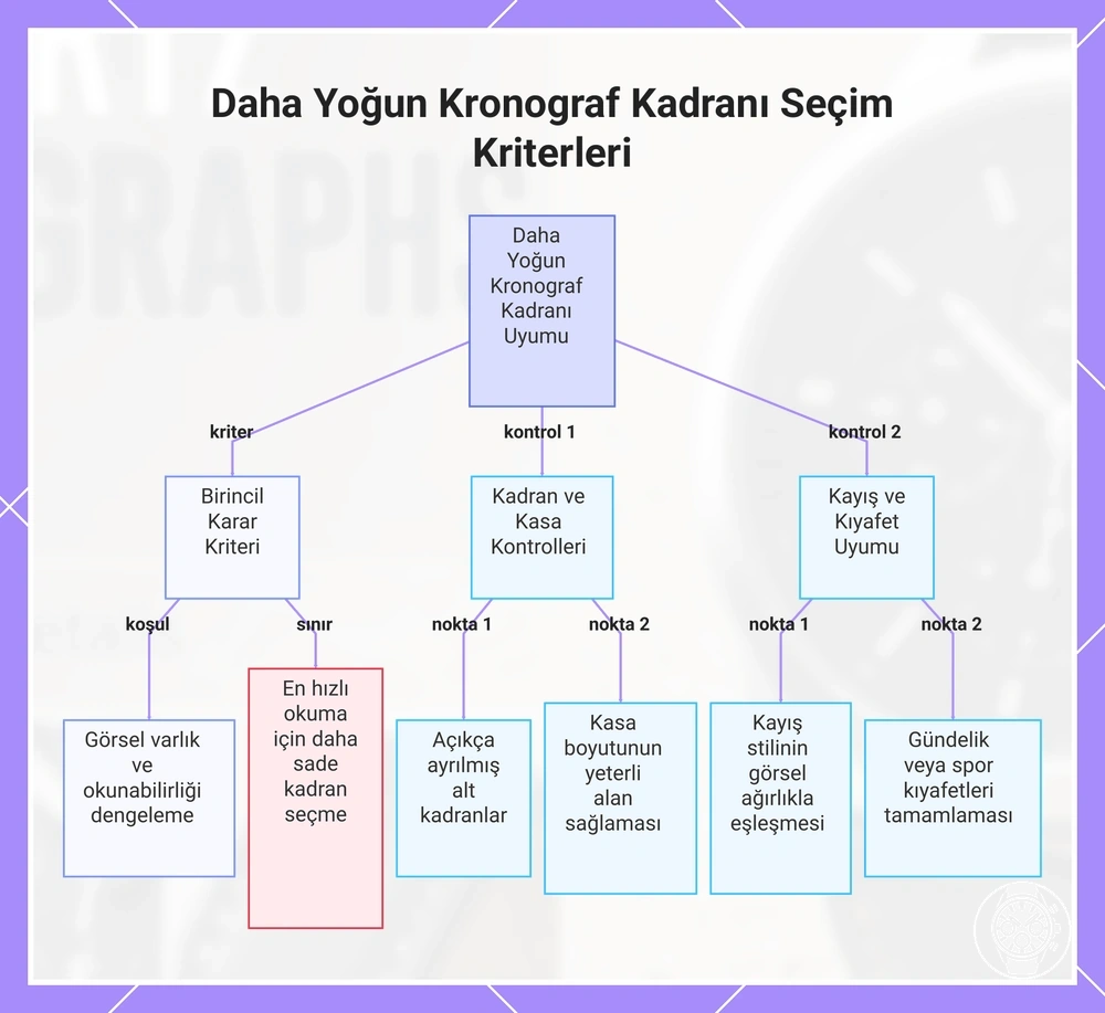 Daha Yoğun Kronograf Kadranı Seçim Kriterleri