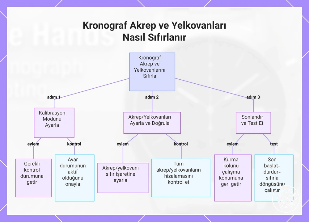 Kronograf Akrep ve Yelkovanları Nasıl Sıfırlanır