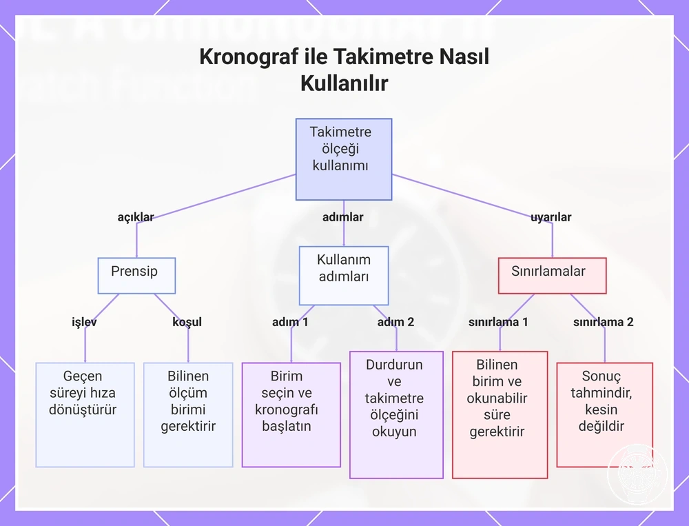 Kronograf ile Takimetre Nasıl Kullanılır