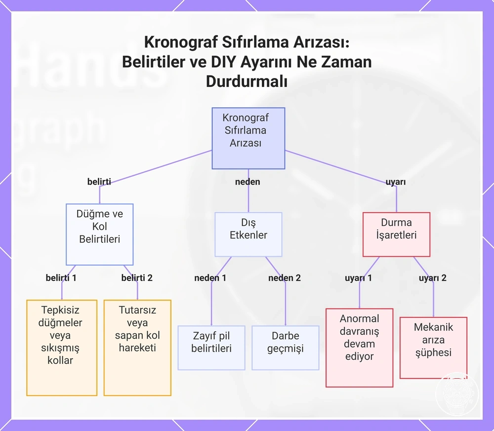 Kronograf Sıfırlama Arızası: Belirtiler ve DIY Ayarını Ne Zaman Durdurmalı