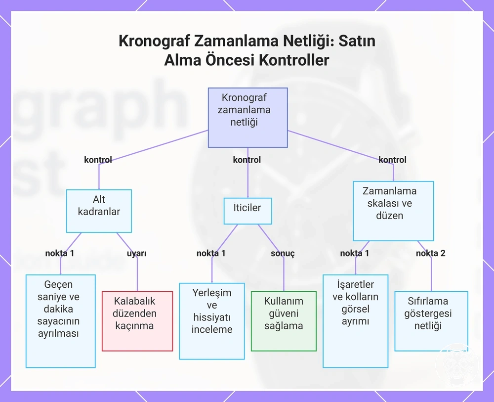 Kronograf Zamanlama Netliği: Satın Alma Öncesi Kontroller