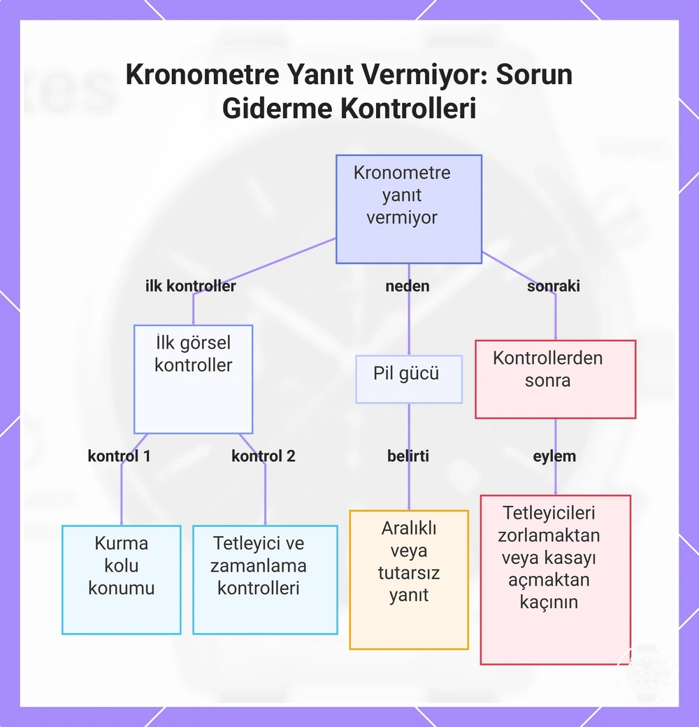 Kronometre Yanıt Vermiyor: Sorun Giderme Kontrolleri