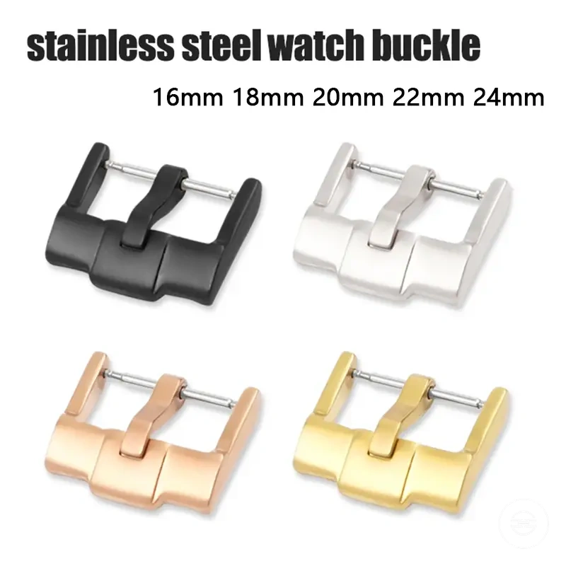 Stainless steel watch clasp pin buckle for metal watch band repair