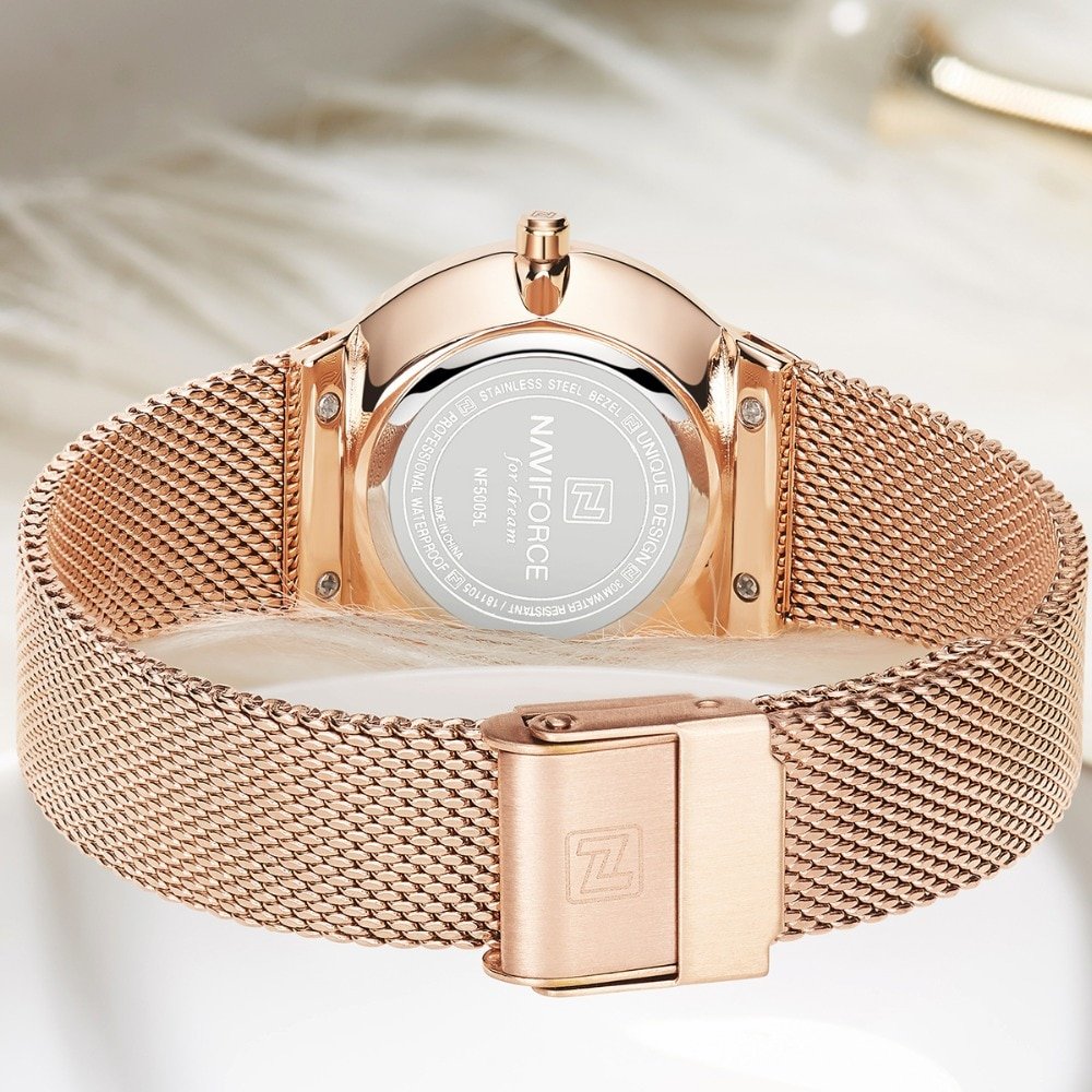 montre femme pas cher NAVIFORCE femmes marque de luxe montre Simple Quartz montre femme pas cher NAVIFORCE femmes marque de luxe montre Simple Quartz