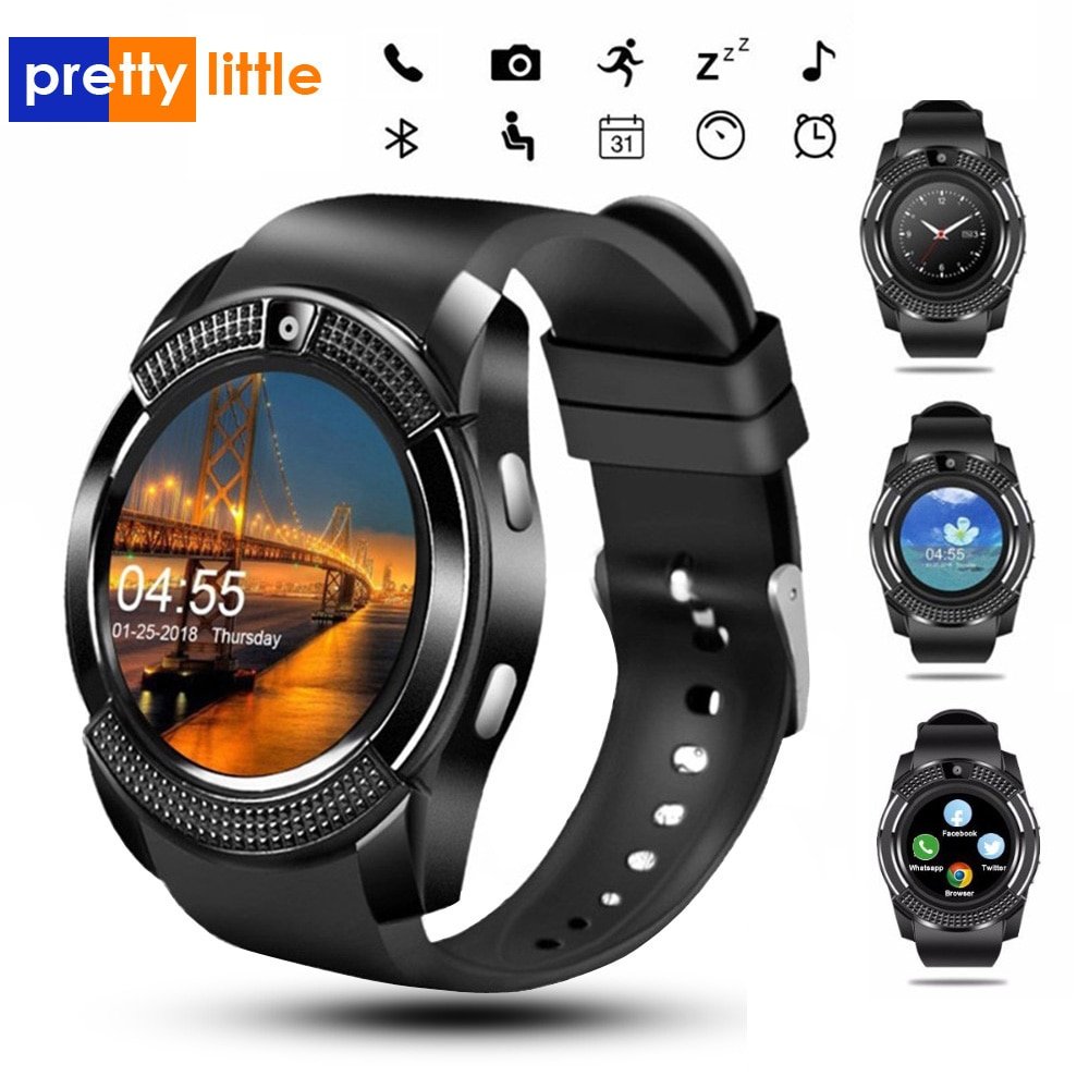 montre intelligente v8 carte sim android