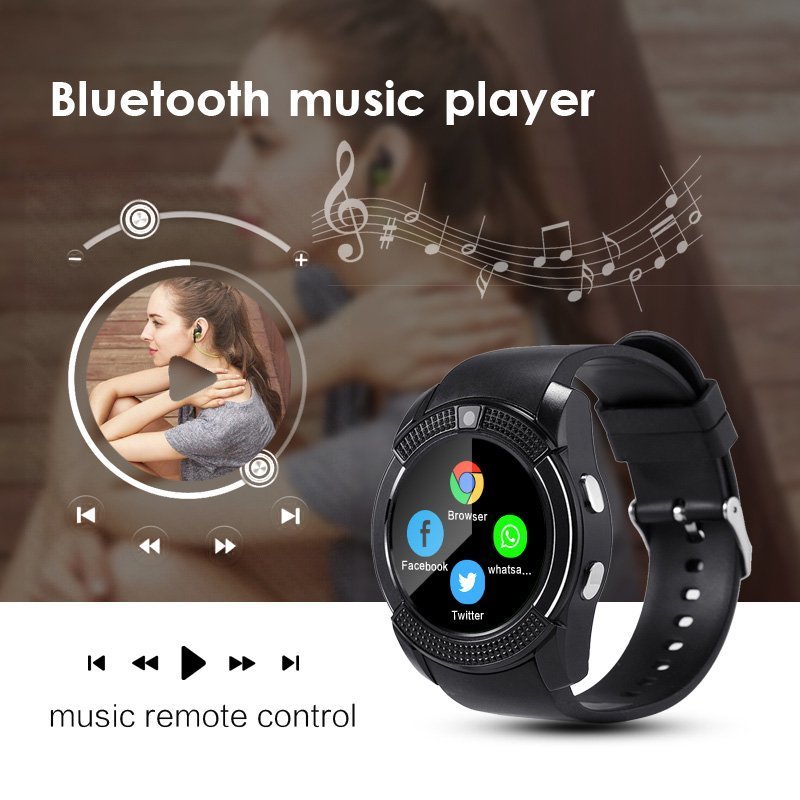 montre intelligente Sport hommes v8 carte sim android