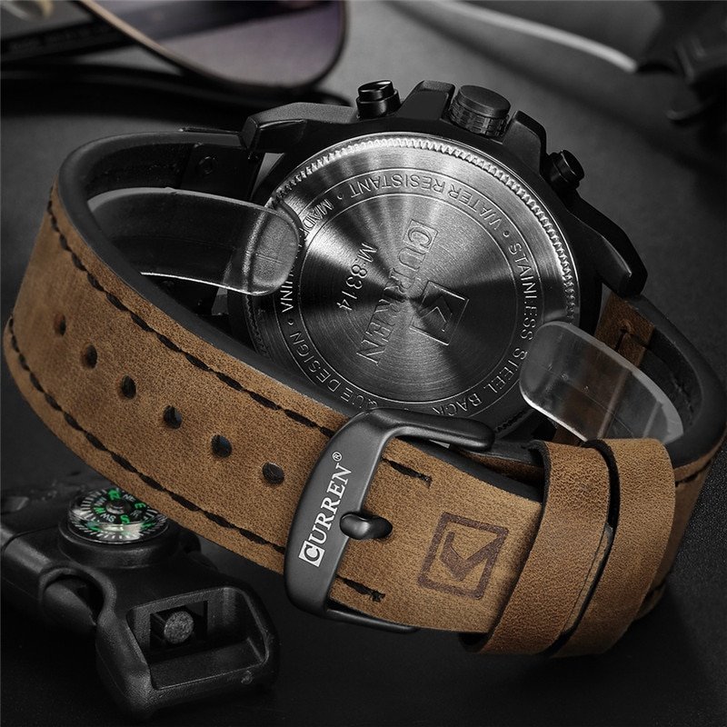 montre maroc pas cher avec ceinture en cuir