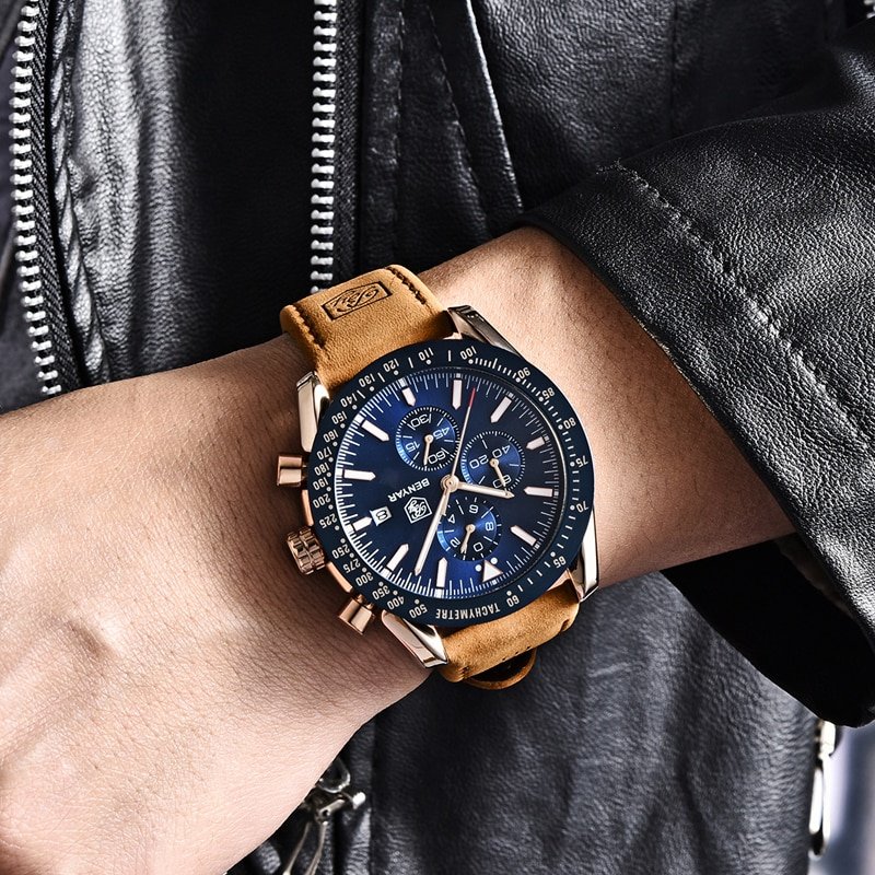 montres homme de luxe avec jacket noir