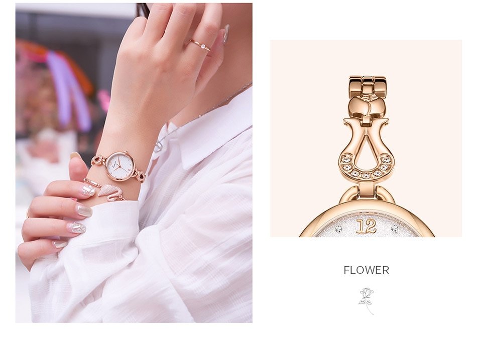 He63f2e64587d4e0db34312db67d65e76p Montre KIMIO KM01 – Montre Gold à la Mode pour Femme