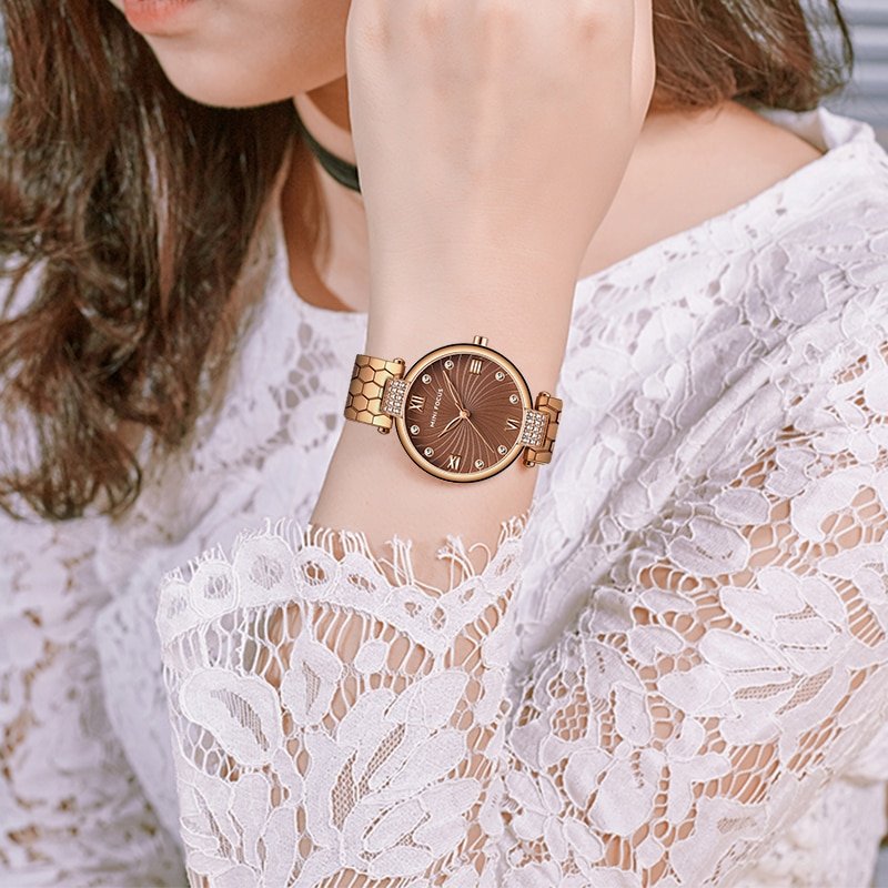 MINI FOCUS montre bracelet analogique Quartz en acier inoxydable pour femme horloge de luxe Simple pour 3 MINI FOCUS montre bracelet analogique Quartz en acier inoxydable pour femme horloge de luxe Simple pour 3