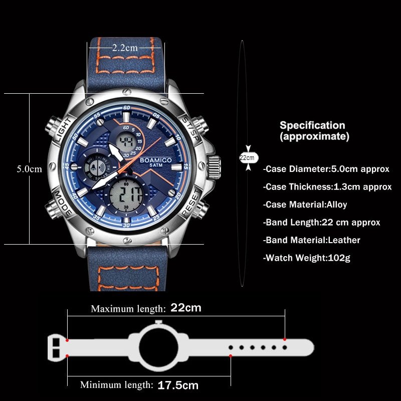Bomigo montre bracelet de Sport pour hommes tanche mode militaire analogique chronographe Quartz analogique nouvelle collection 4