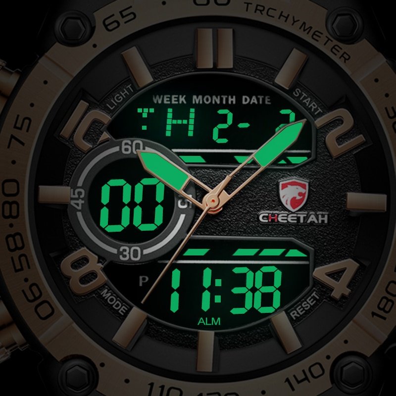CHEETAH montre num rique de Sport militaire pour hommes marque de luxe tanche Quartz double affichage 1 CHEETAH montre num rique de Sport militaire pour hommes marque de luxe tanche Quartz double affichage 1