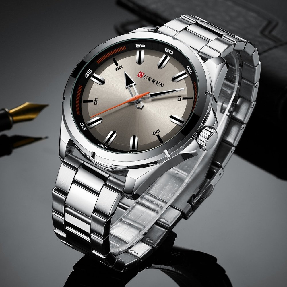 CURREN montre bracelet tanche Quartz pour homme marque de luxe Simple sport 3