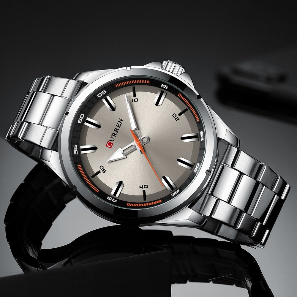 CURREN montre bracelet tanche Quartz pour homme marque de luxe Simple sport