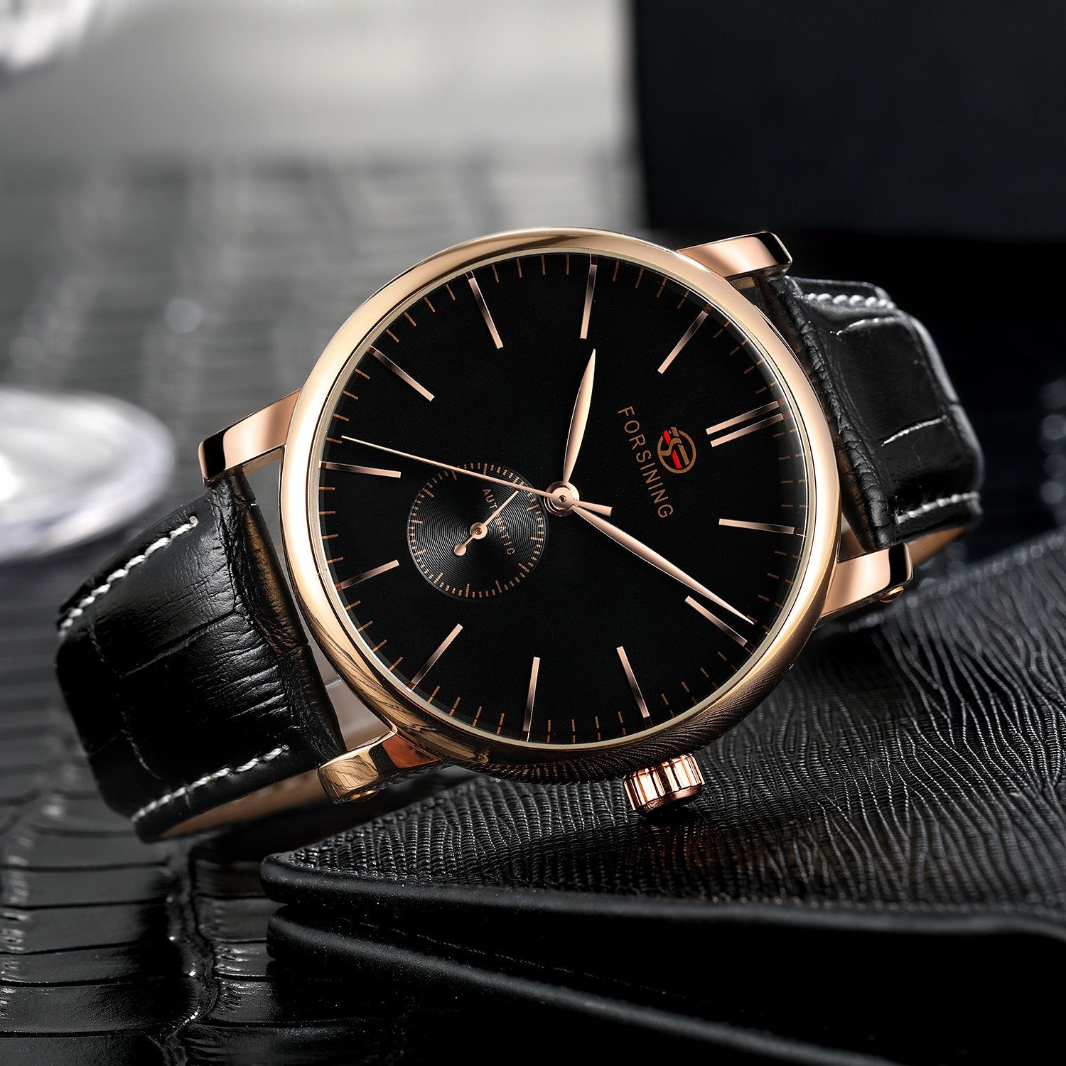 FORSINING montre automatique Simple pour hommes bracelet en cuir mode Business marque de luxe squelette m FORSINING montre automatique Simple pour hommes bracelet en cuir mode Business marque de luxe squelette m