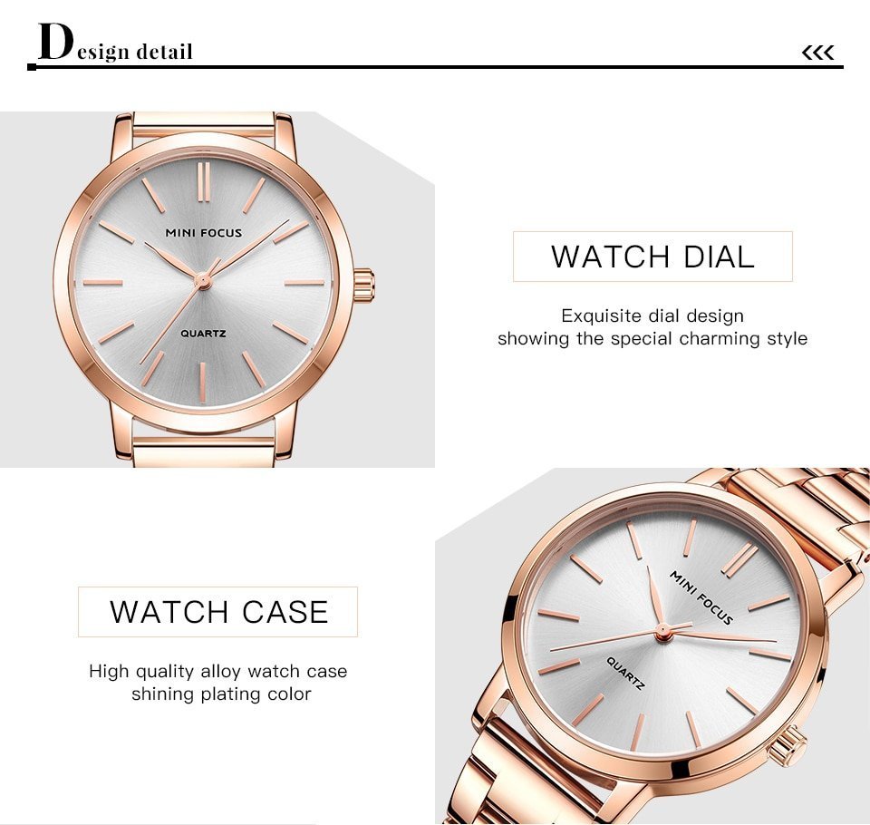 Montre Luxueuse Style Décontractée pour Femmes - Montre MINI FOCUS MF20