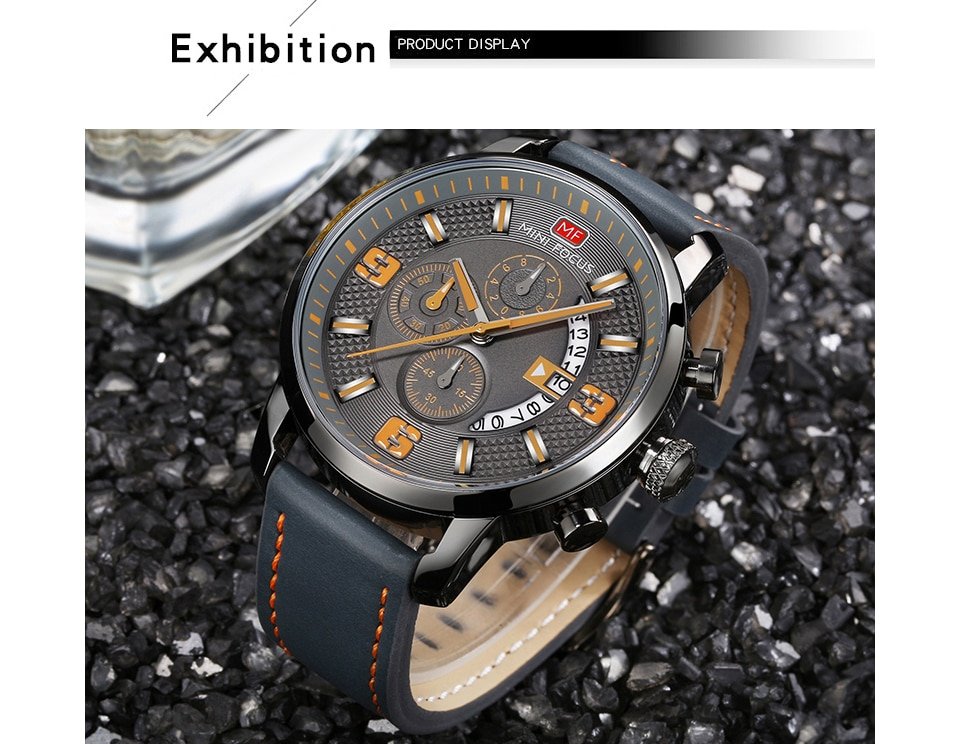 Montre MINI FOCUS MF09 – Montre Sport Décontracté pour Hommes
