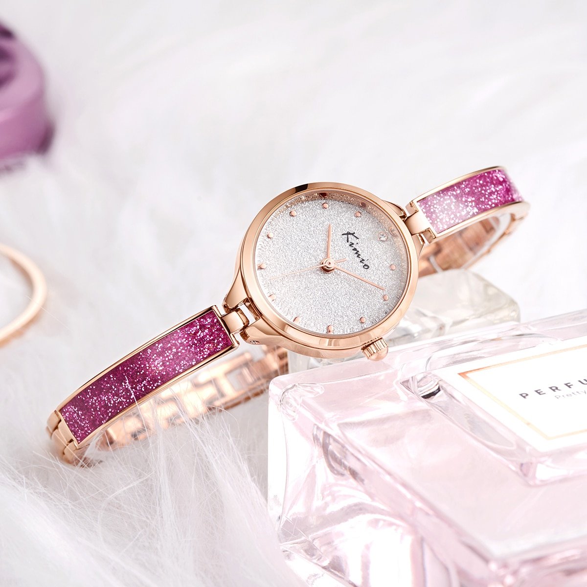 KIMIO montre Bracelet l gante pour femmes marque de luxe robes pour dames bijoux boucle cadeau