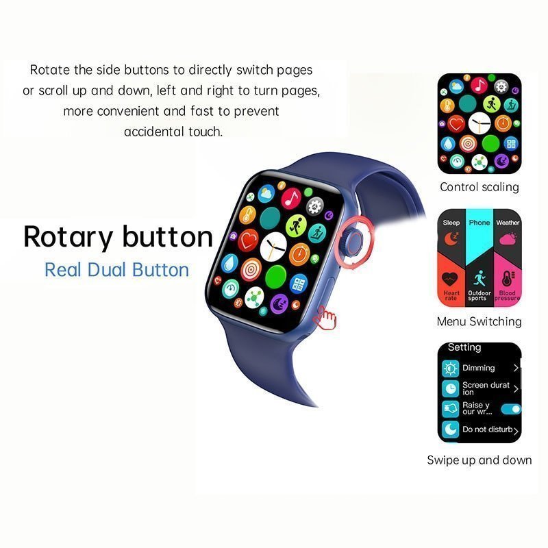 LYKRY montre connect e HW22 Plus Pro moniteur de fr quence cardiaque avec charge sans fil