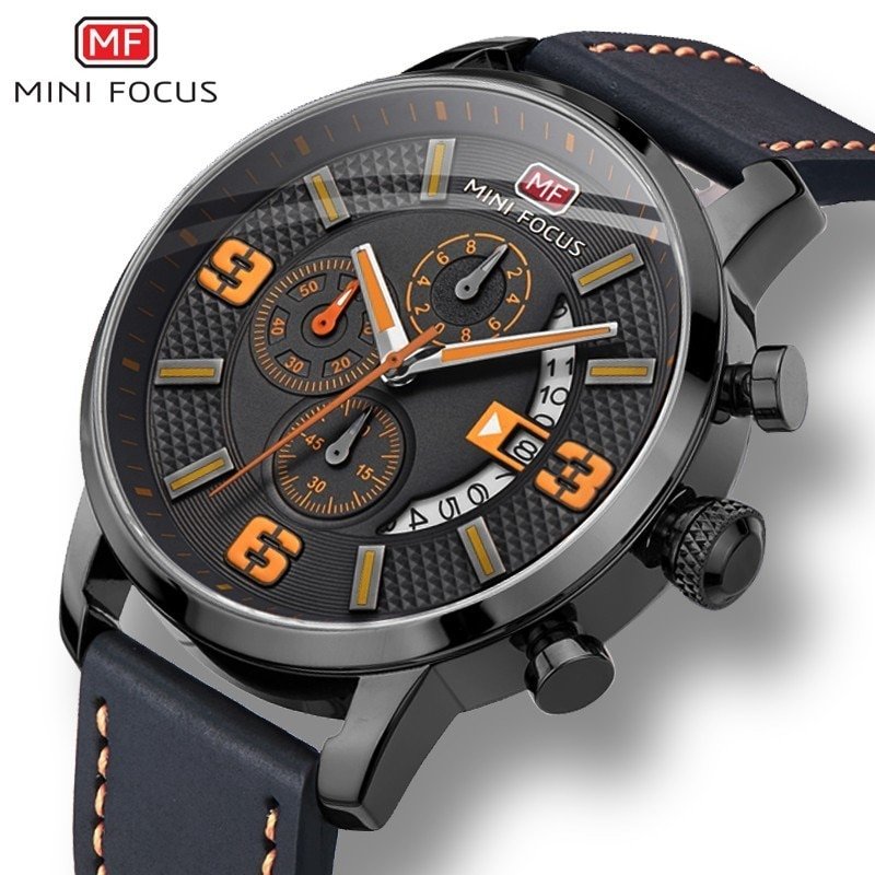 MINI FOCUS montre de sport pour hommes chronographe Quartz d contract authentique marque de luxe militaire