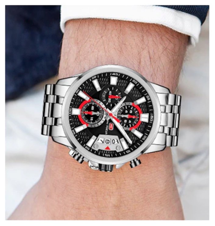 Montre Homme MINI FOCUS MF16 – Montre Sport de Luxe avec Chronographe 2 Montre Homme MINI FOCUS MF16 – Montre Sport de Luxe avec Chronographe 2