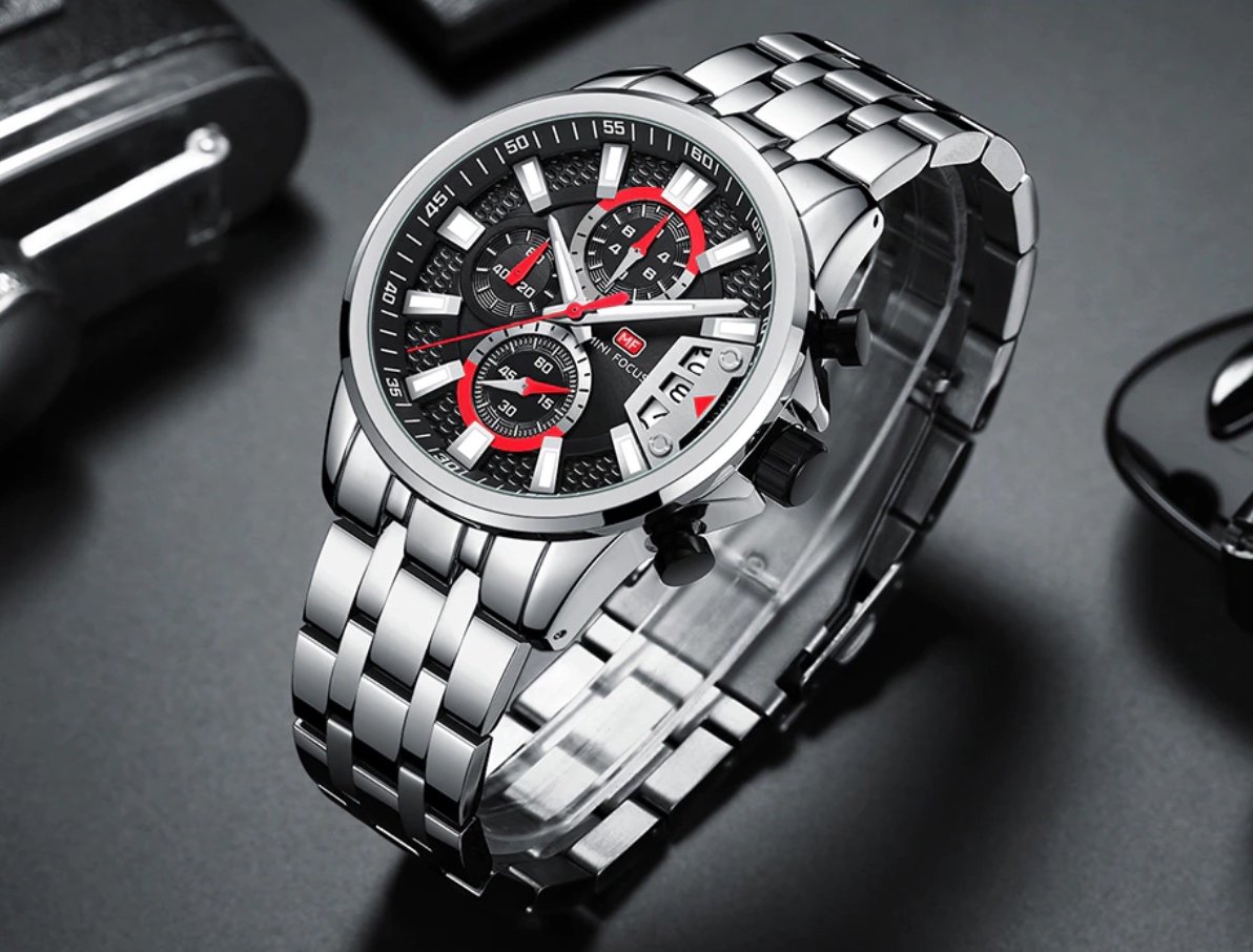 Montre Homme MINI FOCUS MF16 – Montre Sport de Luxe avec Chronographe 3 Montre Homme MINI FOCUS MF16 – Montre Sport de Luxe avec Chronographe 3