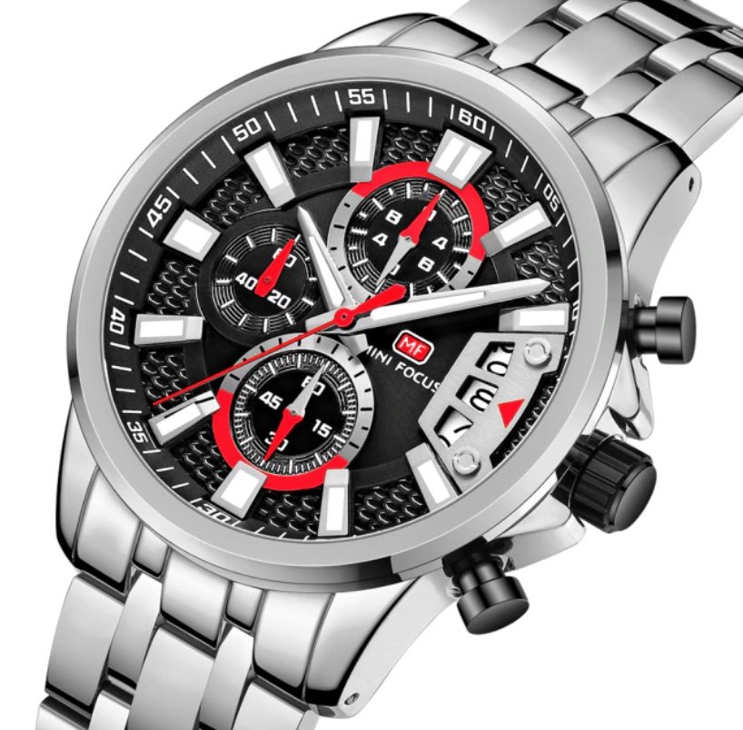 Montre Homme MINI FOCUS MF16 – Montre Sport de Luxe avec Chronographe 4 Montre Homme MINI FOCUS MF16 – Montre Sport de Luxe avec Chronographe 4